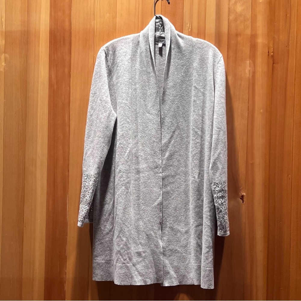 Neiman Marcus 100% cashmere long lined cardigan